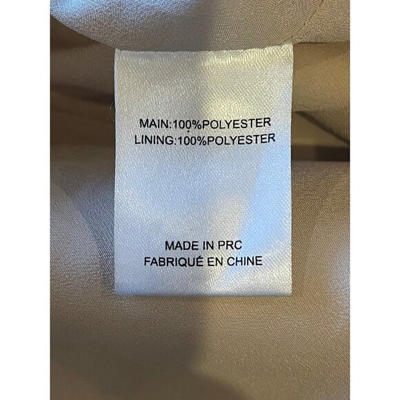 Cameo‎ Tan Black and White Leopard Print V Neck Sleeveless Mini Dress Size S - Picture 16 of 16